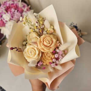 Bukiet z sojowych kwiatów